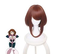 Anime Ochako Uraraka Wigs Boku No Hero Academia Cosplay Wig Synthetic Brown Short Hair My Hero Academia Role Play Costume Wig