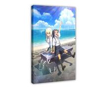 Anime Okitsura: Fell in Love with An Okinawan Girl, But I Just Wish I Know What She's Saying Poster Canvas Poster Wall Art Decor Print Picture Paintings for Living Room Bedroom Decoration 16x24inch(40