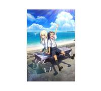 Anime Okitsura: Fell in Love with An Okinawan Girl, But I Just Wish I Know What She's Saying Poster Canvas Poster Wall Art Decor Print Picture Paintings for Living Room Bedroom Decoration 12x18inch(30