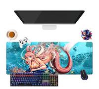 Anime One NaMi Nico Robin Piece Mouse Pad | Giant Washable Mouse Mat XL | Non-Slip Grip + Reinforced Edges (1, 31.5 x 11.8 x 0.12 inches)