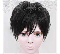 Anime ONE PIECE Monkey D. Luffy Cosplay Wigs Short Black Heat Resistant Synthetic Hair Wig + Wig Cap