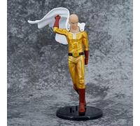 Anime One Punch Man Statues - Saitama Genos Garou Tatsumaki One Punch Man Anime Action Figure Collectibles Birthday Gift Decoration (Saitama 20cm)