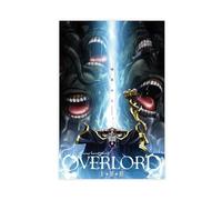 Anime Overlord Poster Canvas Poster Wall Art Decor Print Picture Paintings for Living Room Bedroom Decoration 24x36inch(60x90cm)