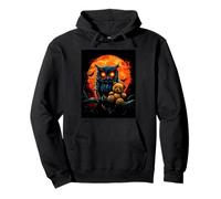 Anime Owl Goth Teddy Bear Gothic Women Teddy Bear Anime Owl Pullover Hoodie