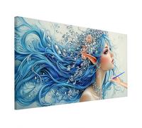 Anime Paint by Numbers for Adults Children, Painting by Numbers for Beginner, Dream Paint by Number Kits with Large Canvas 70x30cm, DIY Oil Painting Kit for Autumn Decor Home, Gifts for Women U-66