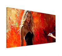 Anime Paint by Numbers for Adults Children, Painting by Numbers for Beginner, Woman Paint by Number Kits with Large Canvas 110x50cm, DIY Oil Painting Kit for Autumn Decor Home, Gifts for Women E-49
