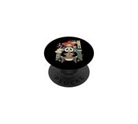 Anime Panda Eating Ramen Japanese Japan PopSockets Adhesive PopGrip