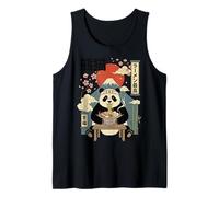 Anime Panda Eating Ramen Japanese Japan Tank Top