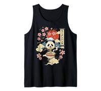 Anime Panda Eating Ramen Japanese Japan Tank Top