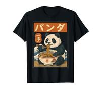 Anime Panda Eating Ramen Japanese Japan Value Graphic T-Shirt