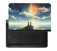 Anime Passport Cover Protector Rfid Blocking Passport Holder Id Card Holder Secure Travel Wallet Organizer for Passport Tickets Credit Cards, style, One Size