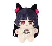 Anime Pendant Gokou Ruri Plush Figurine Merch 10cm Bag Decoration | Black Cat Style, Kuroneko Figure Soft Stuffed, Keychain Ornaments, Mini Cartoon Pendants Charms