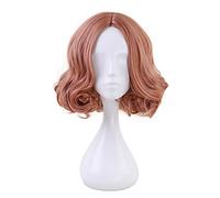 Anime Persona 5 Haru Okumura Short Curly Wig Cosplay Costume Heat Resistant Synthetic Hair Women Cosplay Wigs MZ-1132