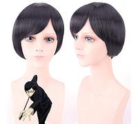 Anime Persona 5 Ryuji Sakamoto Wig Cosplay Costume Men & Women Short Synthetic Hair Halloween Party Role Play Black Wigs