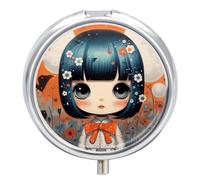 Anime Pictures Pill Box Pill Case Pill Organizer Medicine Pill Organizer Weekly Pill Organizer Pill Holder Small Pill Case Pill Containers Pill Holder for Purse