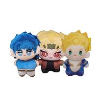 Anime Plush Pendant Dio Brando/Giorno Giovanna/Jonathan Joestar Soft Stuffed Figure Cute Cartoon Throw Pillow Bag Accessories Decoration Gift 10CM