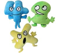 Anime Plush Stuffed Pillow: Evil Leaf/Loser/Lollipop/Cake/Stone/Jelly Game Character Throw Pillow Plushies Cuddle Figure Soft Cushion Home Sofa Decoration 15-30cm(5.9-11.8in)