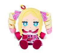 Anime Plush Toys - Little Girl with Braids Model Character - Big Eyes 3D Anime Figures - for Desktop Home Room Birthday Toddler Kids Boys Girl Bedroom