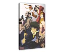 Anime Poster Cowboy Posters Bebop Science Fiction Room Decoration Poster 1 Canvas Poster Wall Art Decor Print Picture Paintings for Living Room Bedroom Decoration 24x36inch(60x90cm)