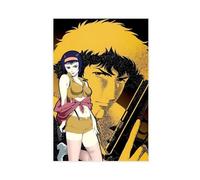 Anime Poster Cowboy Posters Bebop Science Fiction Room Decoration Poster 6 Canvas Poster Wall Art Decor Print Picture Paintings for Living Room Bedroom Decoration 16x24inch(40x60cm)