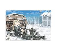 Anime Poster Girls Last Tour 26 Canvas Poster Bedroom Decor Sports Landscape Office Room Decor Gift 12×18inch(30×45cm) Unframe: