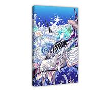 Anime Poster Land of The Lustrous 22 Canvas Poster Bedroom Decor Sports Landscape Office Room Decor Gift 12×18inch(30×45cm) Frame-style1