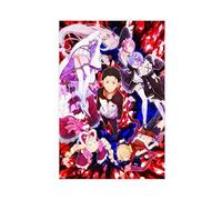 Anime Poster Re Zero 2 Canvas Poster Bedroom Decor Sports Landscape Office Room Decor Gift 12×18inch(30×45cm) Unframe-style1