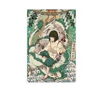 Anime Poster Spirited Posters Away Hayao Miyazaki Studio Ghibli Fantasy Film 2 Canvas Poster Wall Art Decor Print Picture Paintings for Living Room Bedroom Decoration 08x12inch(20x30cm)
