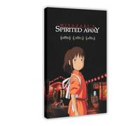 Anime Poster Spirited Posters Away Hayao Miyazaki Studio Ghibli Fantasy Film 5 Canvas Poster Bedroom Decor Landscape Office Room Decor Gift 08x12inch(20x30cm)