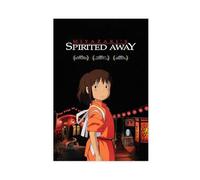 Anime Poster Spirited Posters Away Hayao Miyazaki Studio Ghibli Fantasy Film 5 Canvas Poster Wall Art Decor Print Picture Paintings for Living Room Bedroom Decoration 20x30inch(50x75cm)