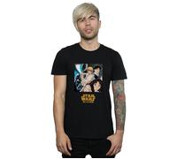 Anime Poster T-Shirt Star Wars Black 5XL
