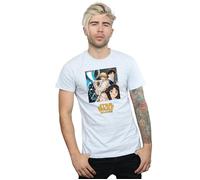 Anime Poster T-Shirt Star Wars Grey XXXL