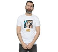 Anime Poster T-Shirt Star Wars White 4XL