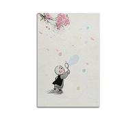 Anime Poster Yi Chan Young Monk Poster Wall Art Print Retro Aesthetic Room Decor Office Decorations 12x18inch(30x45cm) Unframe-style
