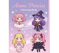 Anime Princess Coloring Book