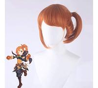 Anime Princess Connect! Re:dive Hodaka Misogi Orange Short Ponytail Heat Resistant Synthetic Hair Women Costume Cosplay Wigs PL-759