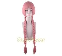 Anime Princess Connect Re:Dive Mimi Cosplay Wig Pink Braid Hair Heat-resistant Fiber Hair +Wig Cap Halloween Party Girls