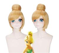Anime Princess Tinker Bell Wig Cosplay Costume Women Short Heat Resistant Synthetic Hair Halloween Party Costume Wigs