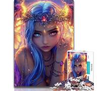 Anime Queen Girl Jigsaw Puzzles for Teenagers 1000 Piece,Stress Reliever Difficult Challenge Suitable for Desktop Decoration 38x26cm