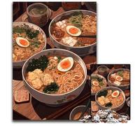 Anime Ramen JigsawPuzzle 1000 Pieces for Adults Puzzles for Adults Family Fun Activity Brain Challenge for Teenager 1000 PCS(38x26cm)