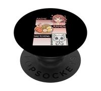 Anime Ramen Sketching Manga Otaku Japanese PopSockets Adhesive PopGrip
