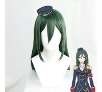 Anime Re:zero Starting Life in Another World Cosplay Wigs Crusch Karsten Green Long Straight Hairpiece for Halloween Carnival Pa