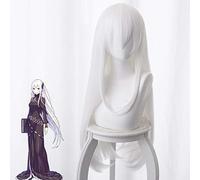 Anime Re ZERO Starting Life in Another World Cosplay Wigs Echidna Cosplay Wig Heat Resistant Synthetic Wig Hair Halloween Party