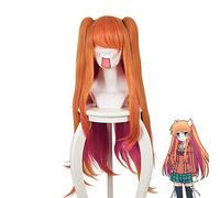 Anime Rewrite Ohtori Chihaya Cosplay Wig Long Straight Orange Ombre Rose Red Synthetic Hair Costume Wigs KS-855