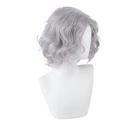 Anime Role Play For Fate Grand Order Apocrypha Monte Cristo Edmond Dantes 30cm Silver Gray Halloween Cosplay Wigs