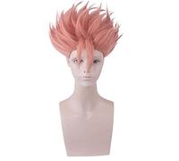 Anime Role Play For Id Invaded Cosplay Wig Akihito Narihisago Orange Short Fluffy Layered Synthetic Hair Wigs