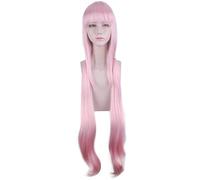 Anime Role Play For Nekopara Chocolat Vanilla 100cm Pink Long Wig Cosplay Hair Women Cosplay Wigs