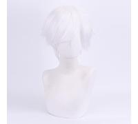 Anime Role Play For Norman White Short Wig Cosplay Yakusoku No Neverland Heat Resistant Hair The Promised Neverland Wigs