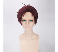 Anime Role Play Wig For Wakamatsu Hirotaka Monthly Girls Nozakikun Cosplay Wigs Men Party Cos 30cm Red Brown Synthetic Hair