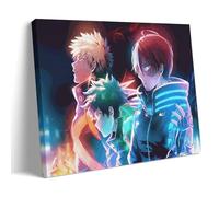 Anime Role Todoroki Shoto And Bakugou Katsuki Poster Decorative Painting Canvas Wall Art Living Room Poster Bedroom Painting, Wall Art Picture Print Modern Family Room Decor 08 x 12 Inches (20 x 30